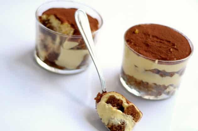tiramisu léger en verrine WW