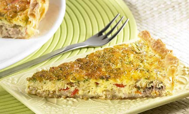 quiche au thon et curry WW