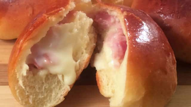 buns farcis au jambon et gruyère au Thermomix