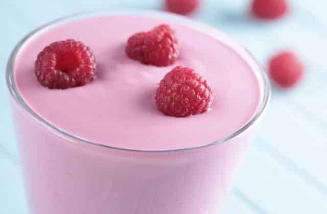 crème légère aux framboises WW