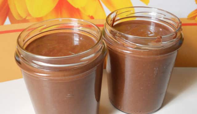 pâte à tartiner avec le reste du chocolat de Pâques