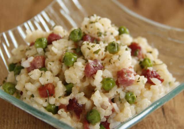 riz aux petits pois et au jambon WW