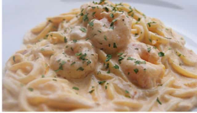 Spaghettis aux crevettes au Thermomix