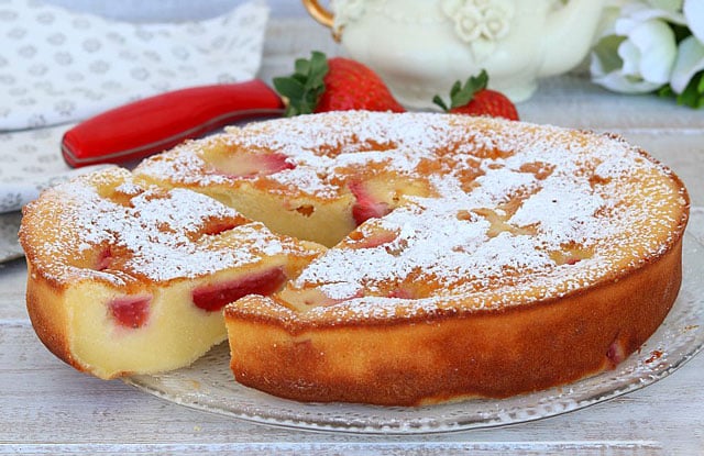 clafoutis léger aux fraises WW