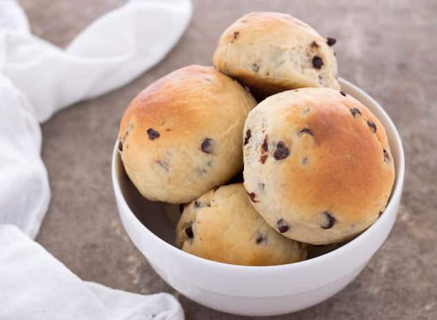Petites brioches aux pépites de chocolat avec Thermomix