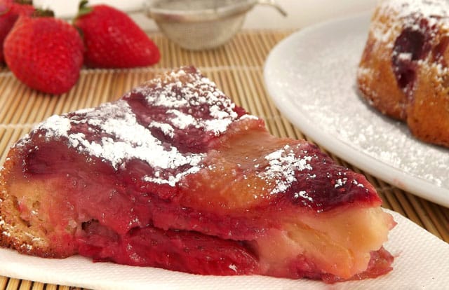 moelleux aux pommes et aux fraises avec Thermomix