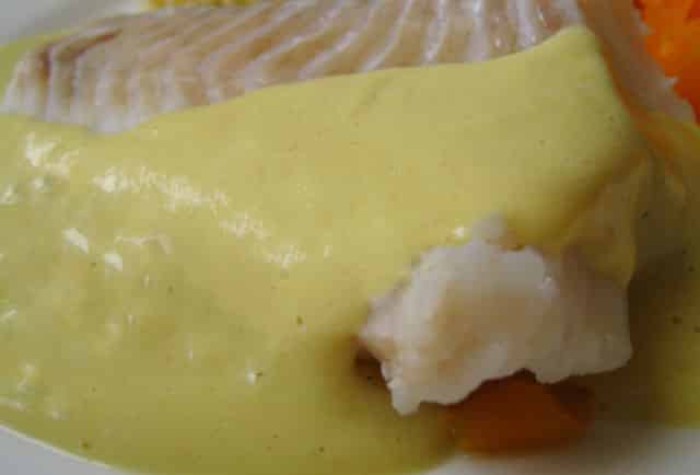 Cabillaud vapeur à la crème de chorizo au thermomix