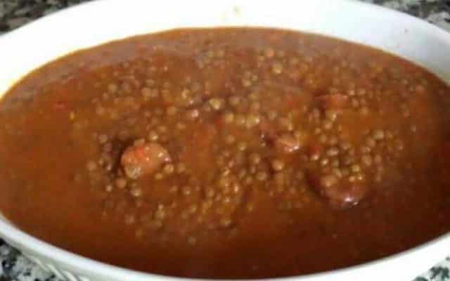 Lentille au Chorizo au Thermomix