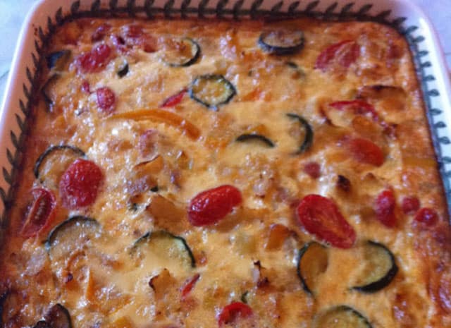 clafoutis aux légumes WW