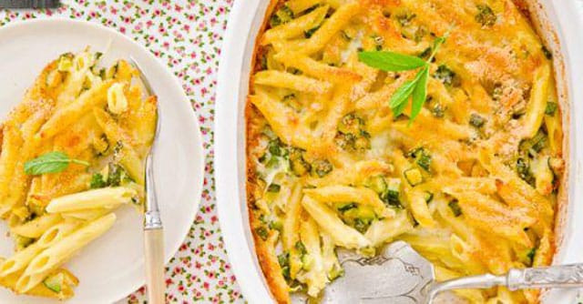 Gratin de Pâtes aux Courgettes WW