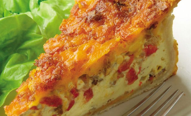 quiche aux poivrons et chorizo WW