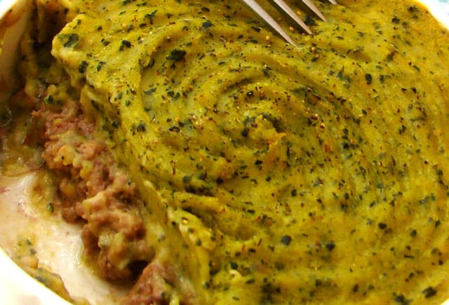 Hachis parmentier aux courgettes WW