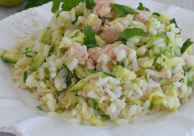Riz aux Courgettes et Thon WW