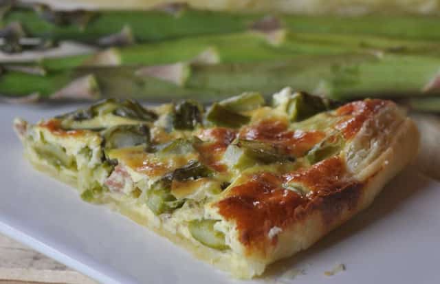 tarte légère aux asperges ww
