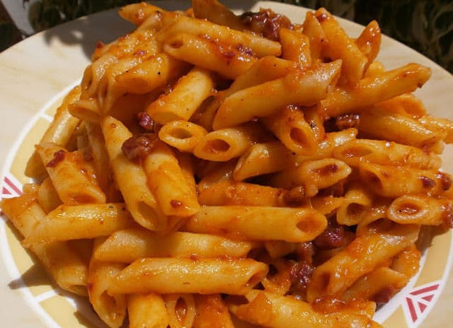 pâtes au chorizo Express WW