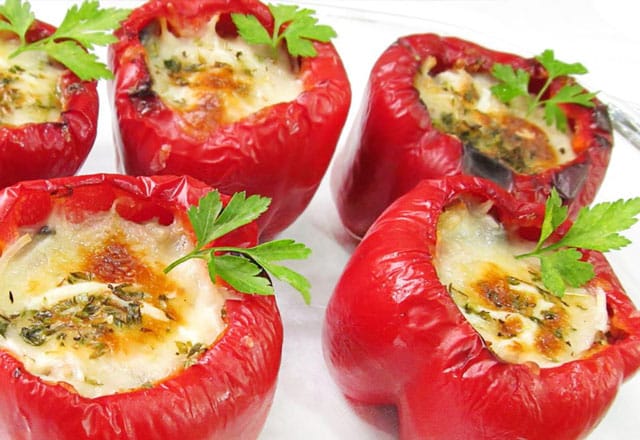 poivrons farcis au thon WW