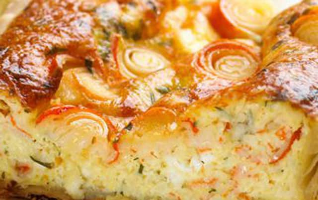 quiche sans pâte au surimi et poireau WW