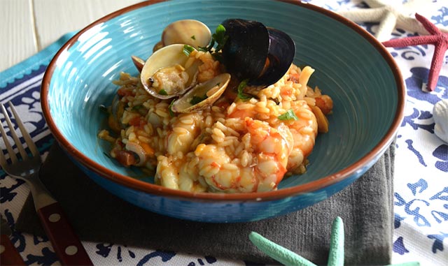 risotto aux fruits de mer