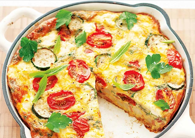 Tortilla de légumes ww