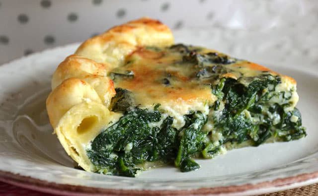 quiche légère aux épinards WW