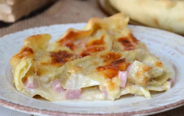 tarte au fenouil et jambon WW