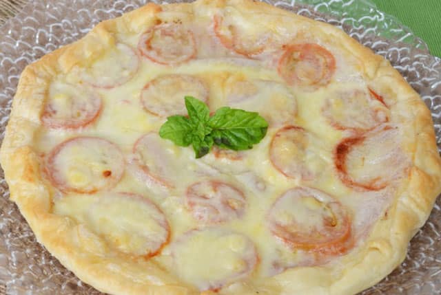 Tarte Salée aux Tomates et au Jambon WW