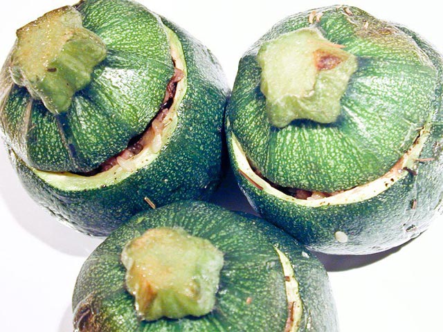 Courgettes farcies ww