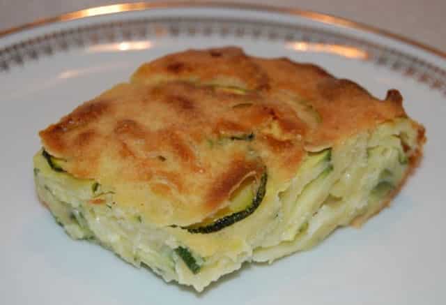 invisible aux courgettes et parmesan au Thermomix