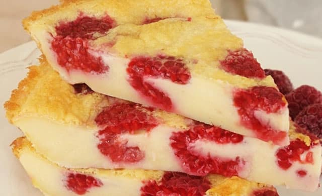 Clafoutis aux Petits Suisses et Framboises WW