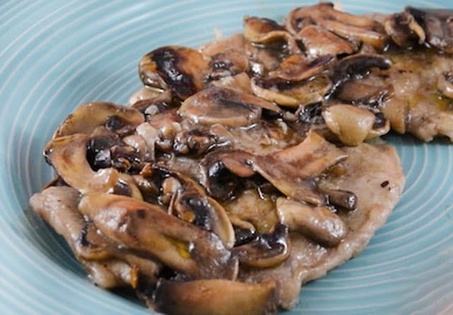 escalope de veau aux champignons WW