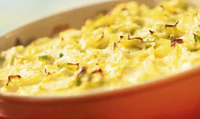 flan de poireaux et jambon WW