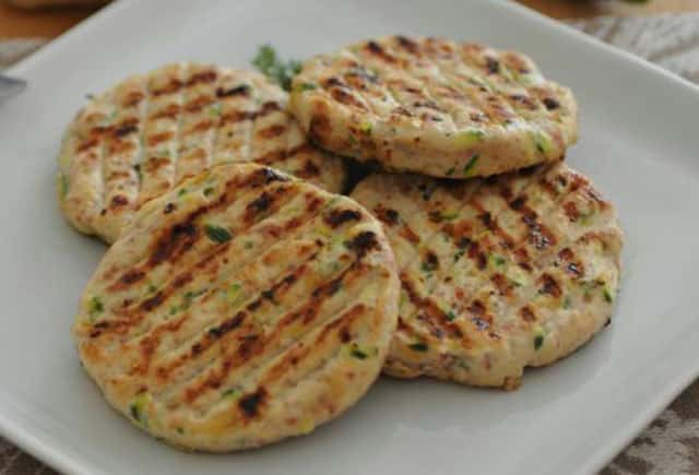 galettes de poulet aux courgettes au Thermomix