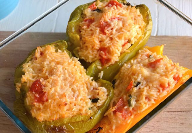 Poivrons Farcis au Riz WW