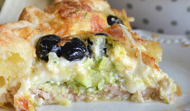 quiche au thon et aux courgettes WW