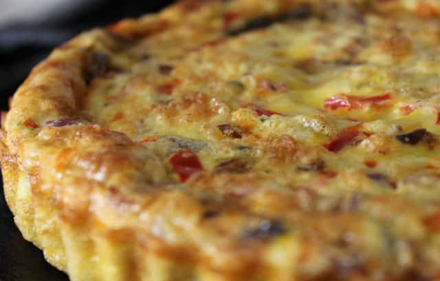 Quiche Sans Pâte au Thon et Champignons WW