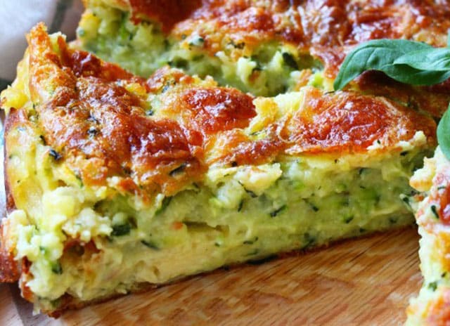 Quiche Sans Pâte aux Courgettes et Feta WW