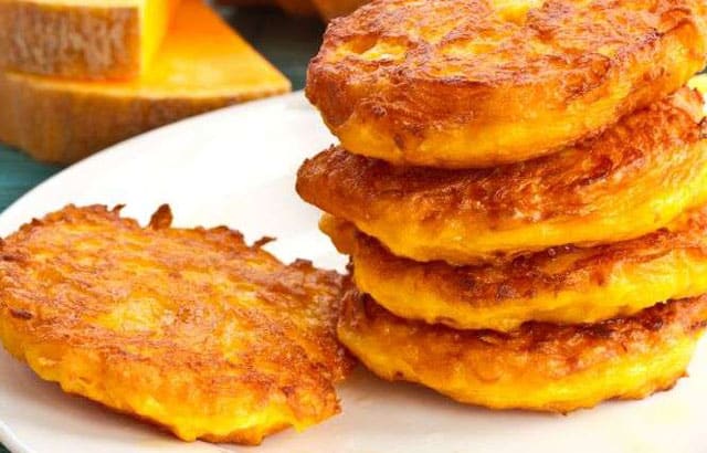 galettes de citrouille au parmesan WW