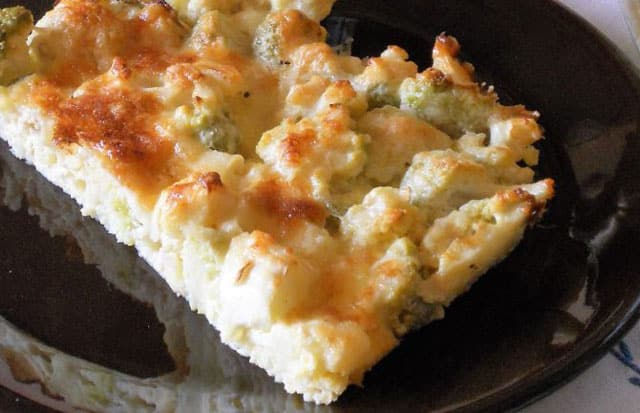 gratin de chou-fleur au chèvre frais WW