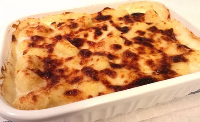 Gratin de gnocchis au jambon WW