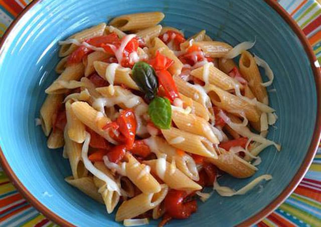 pâtes aux poivrons WW
