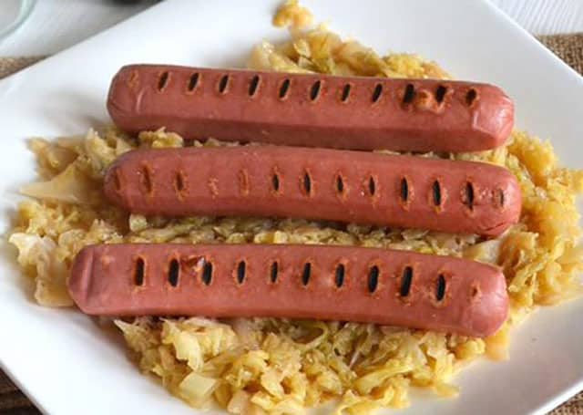 chou-vert façon choucroute WW