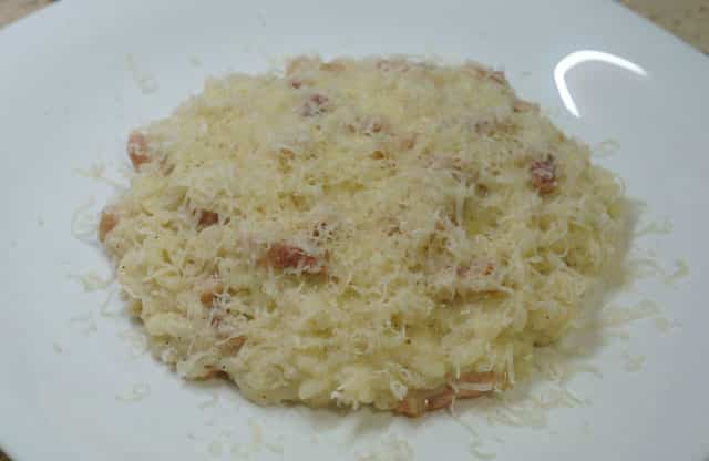 risotto à la carbonara allégé WW