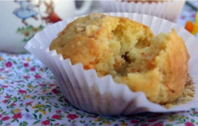 Muffins aux Carottes / avoine et Orange WW