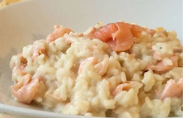 Risotto Léger au Saumon et Boursin ww