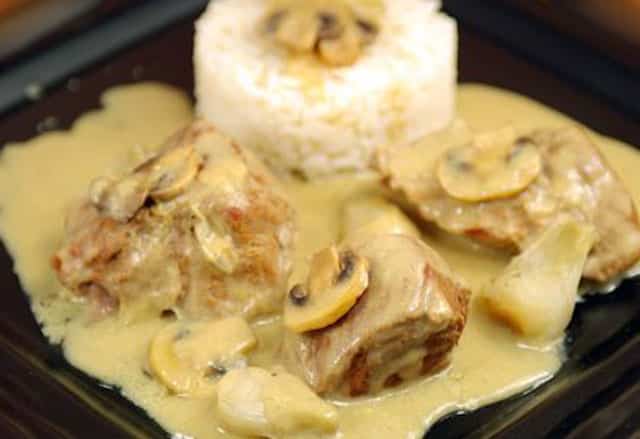 banquette de veau légère WW
