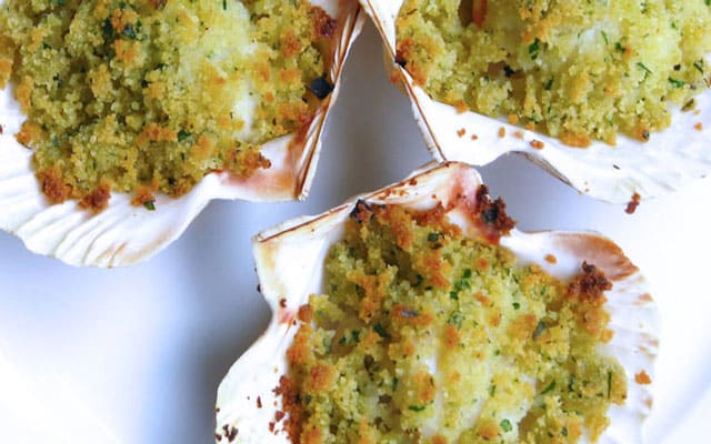 coquilles de saint-jacques gratinées au Thermomix