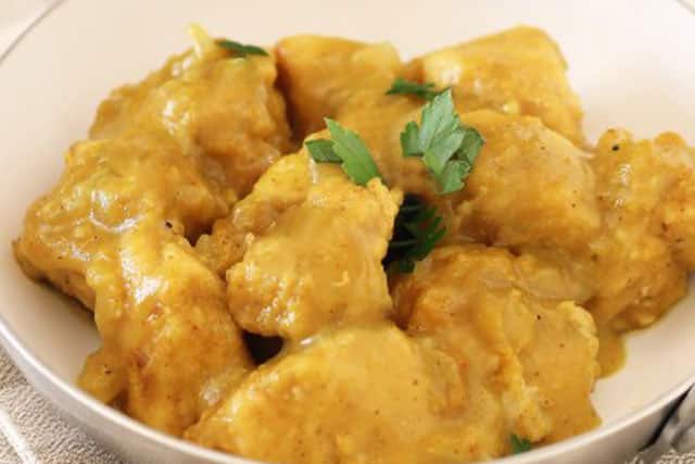 curry de poulet léger WW