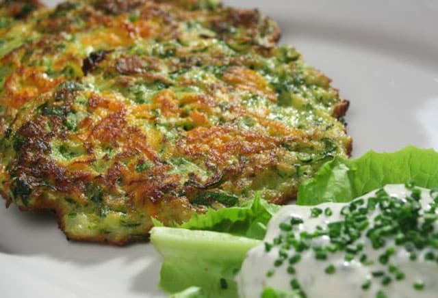 galettes légères de brocoli au parmesan