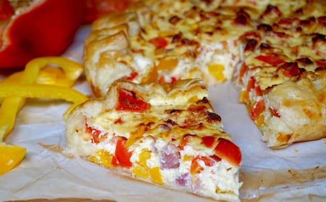 Quiche Légère aux Poivrons et Jambon WW