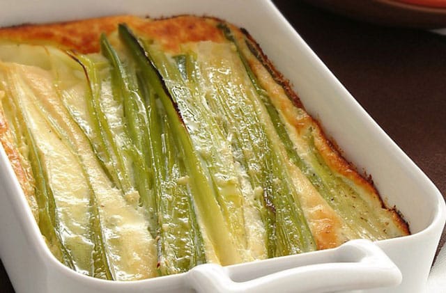 Clafoutis Léger de Poireaux WW